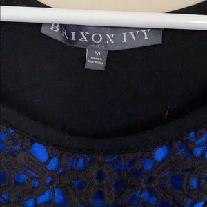 Brixon Ivy Tops - Black and blue sleeveless blouse Brixon Ivy Tops - Black and blue sleeveless blouse